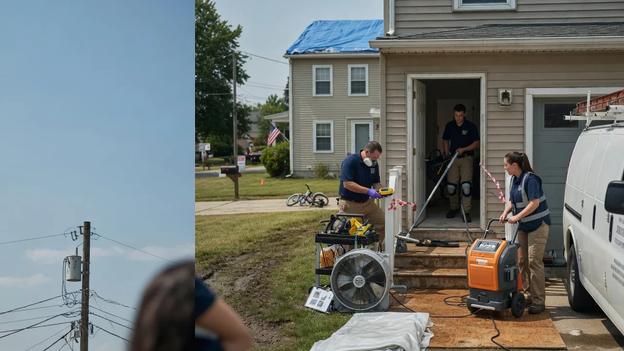 Water Damage Repair in Clarksburg, OH near me